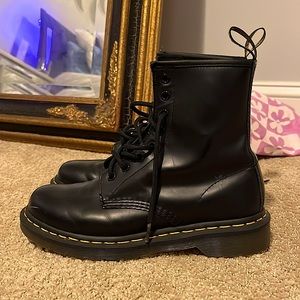 Dr. Martens leather lace up boots